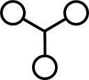 Symbole compteur Linky Triphase